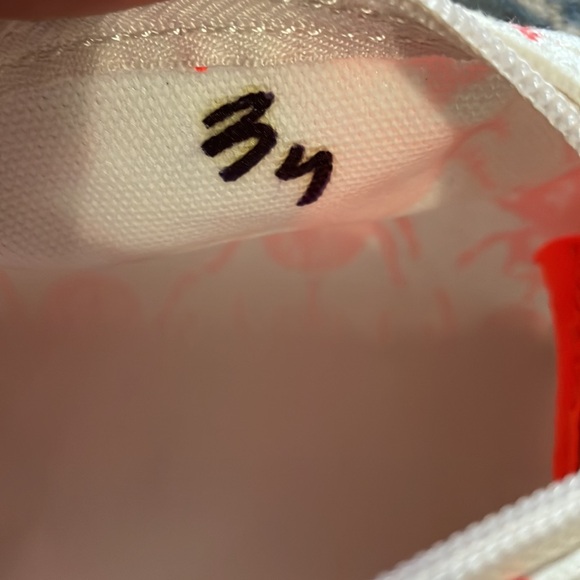 India Hicks Lucky Beetle Orange Cotton Canvas Cosmetic Bag - Picture 6 of 8